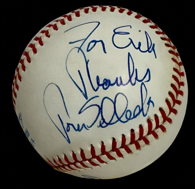 Tom Selleck signed, inscribed baseball *RARE* - JSA COA w/full letter of authenticity